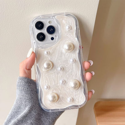 Butterfly Faux Pearl Phone Case