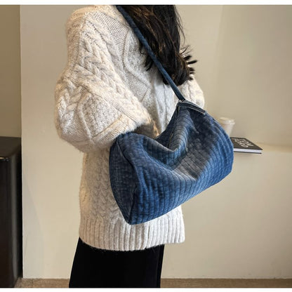 Sac à bandoulière en denim rayé