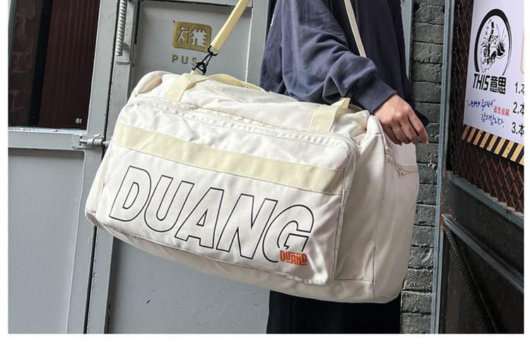 Lettering Duffel Bag