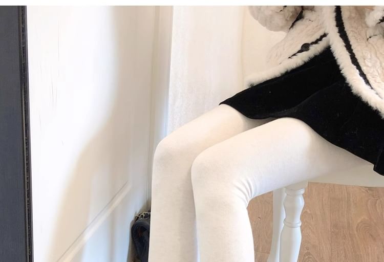 Plain Opaque Tights