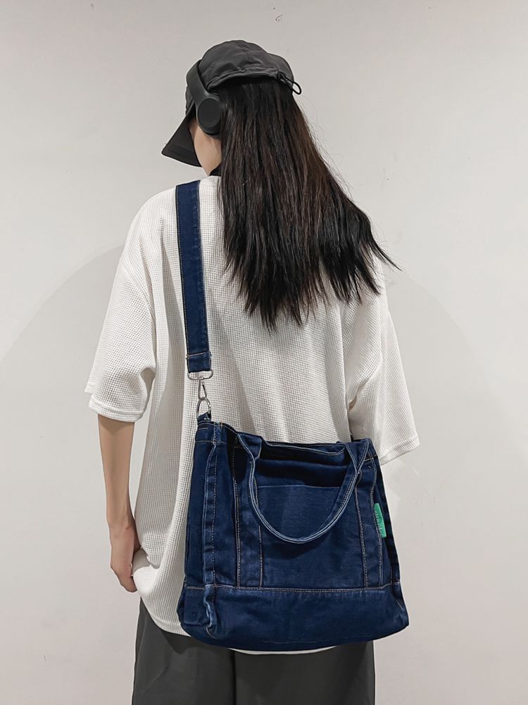 Denim Crossbody Bag