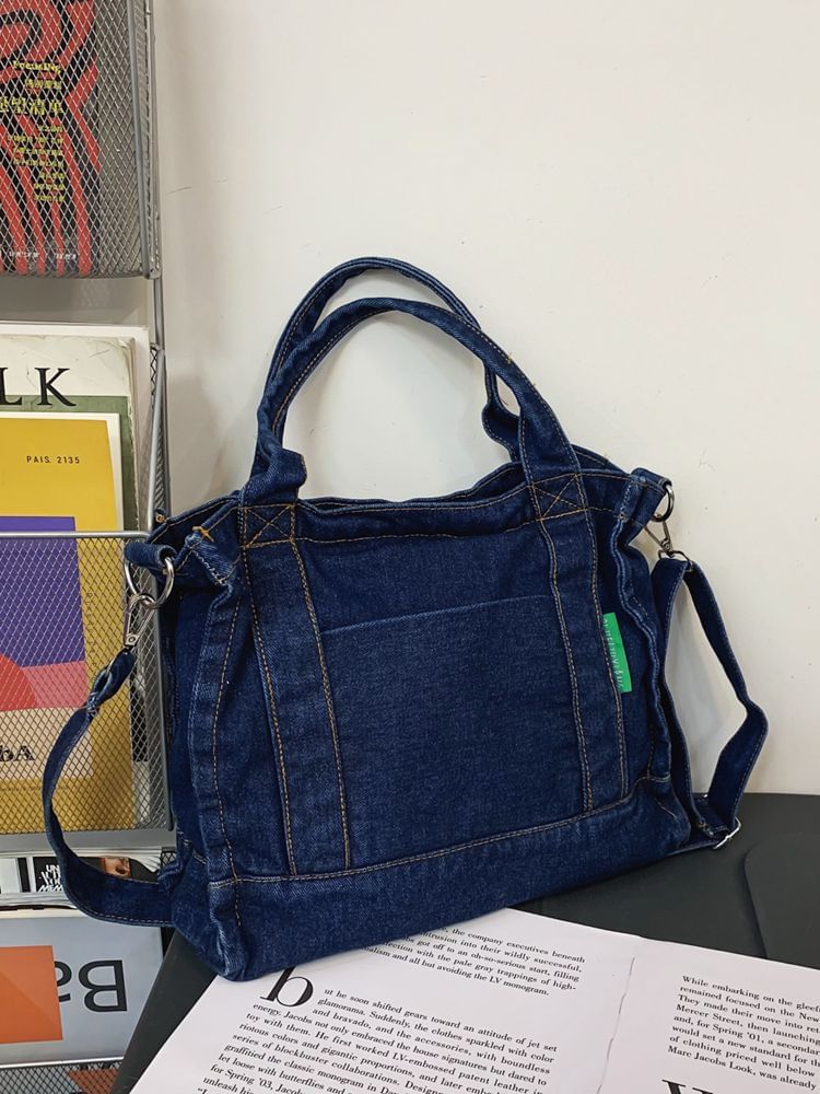 Denim Crossbody Bag