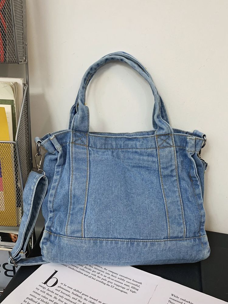 Denim Crossbody Bag