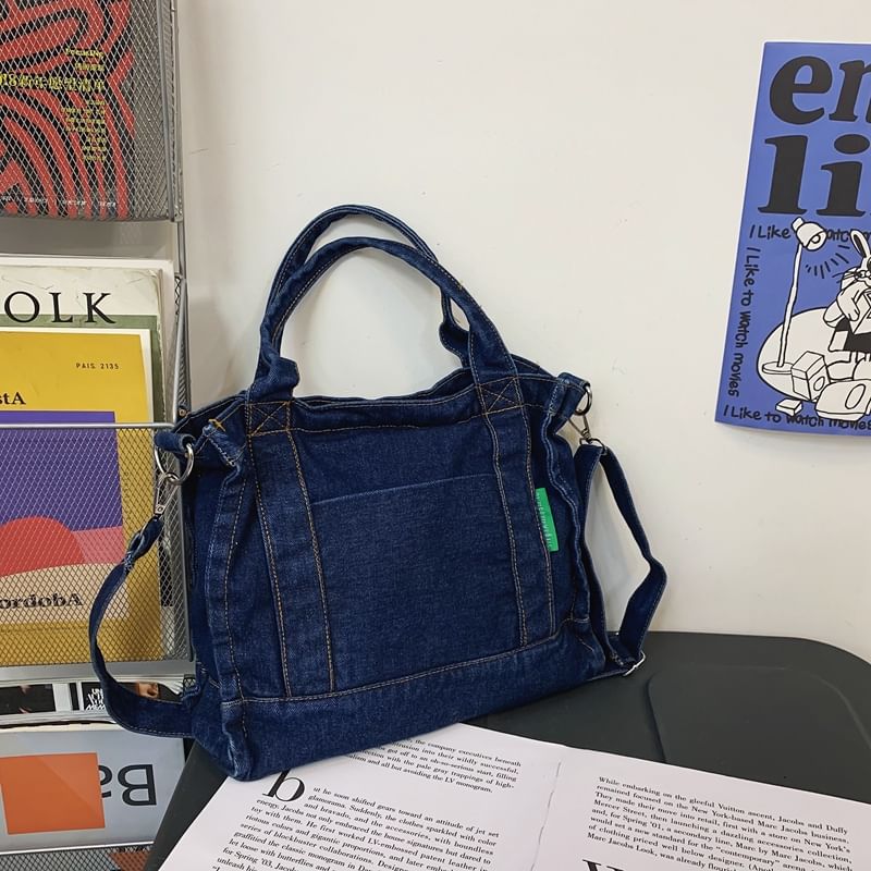 Denim Crossbody Bag