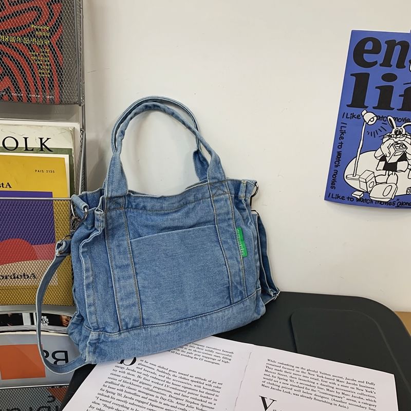 Denim Crossbody Bag