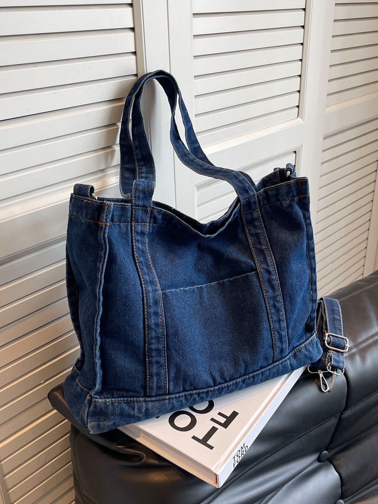 Denim Tote Bag