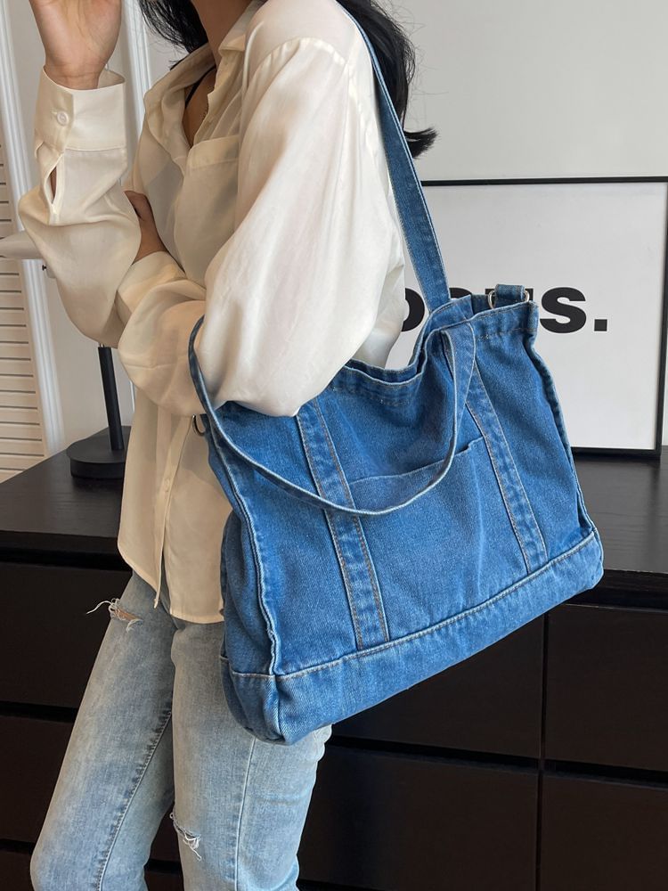 Denim Tote Bag