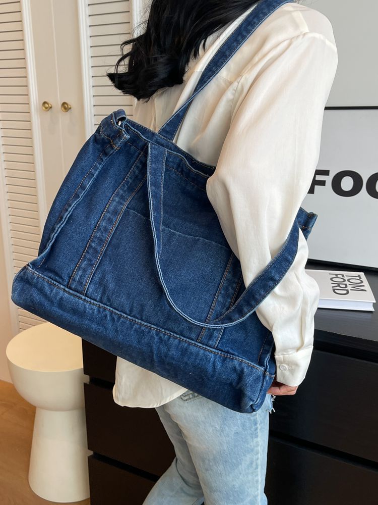 Denim Tote Bag