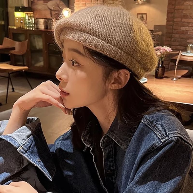 Knit Plain Beret