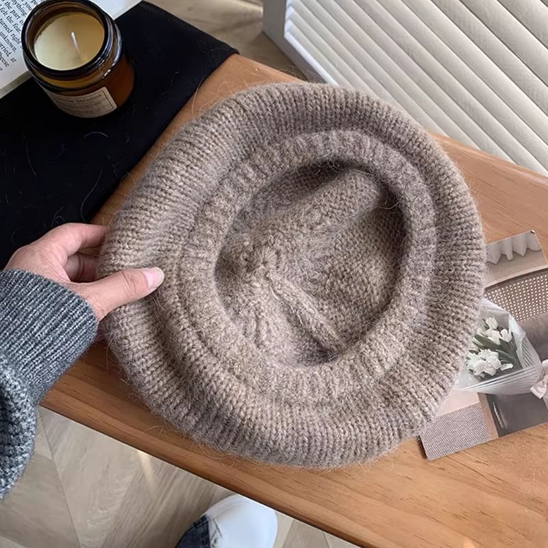 Knit Plain Beret