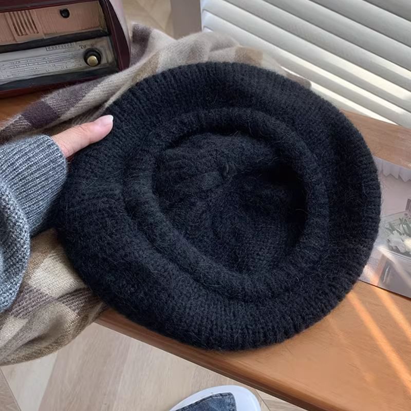 Knit Plain Beret