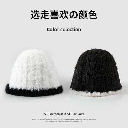 Contrast Trim Cloche Hat