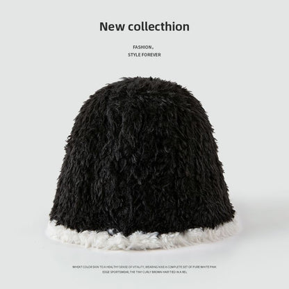 Contrast Trim Cloche Hat