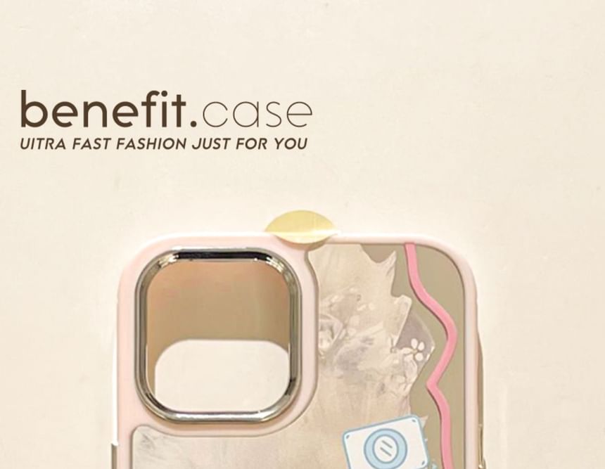 Cat Mirrored Phone Case