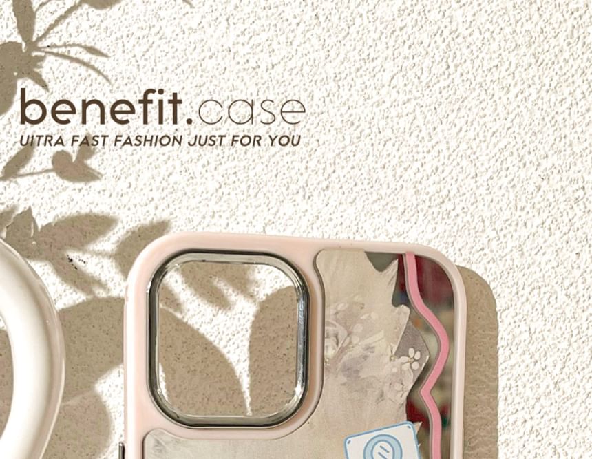 Cat Mirrored Phone Case