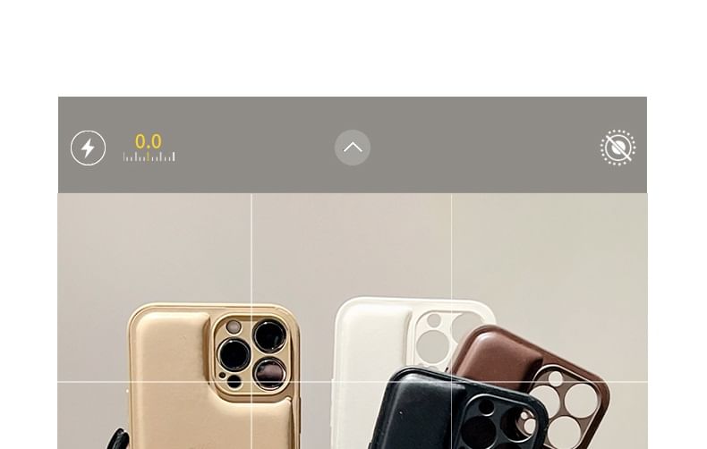 Phone Faux Leather Case Plain