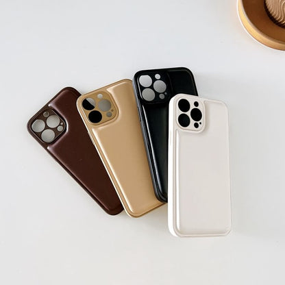 Phone Faux Leather Case Plain
