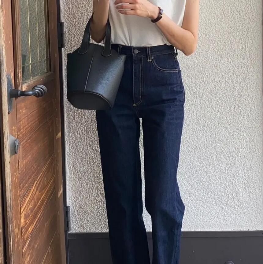 Plain Faux Leather Bucket Bag