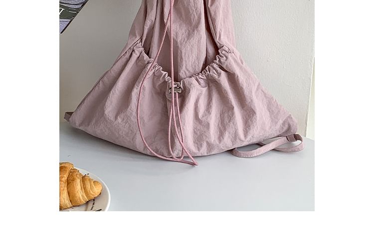 Plain Drawstring Backpack