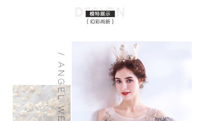 Short-Sleeve Floral Sequin Mesh Panel A-Line Evening Gown