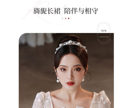 Puff-Sleeve Floral A-Line Evening Gown