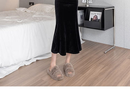 Velvet Mermaid Midi Skirt for Evening Wear