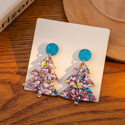 Christmas Star Drop Earring