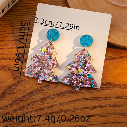 Christmas Star Drop Earring