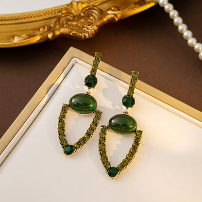 Gemstone Ear Stud / Drop Earring