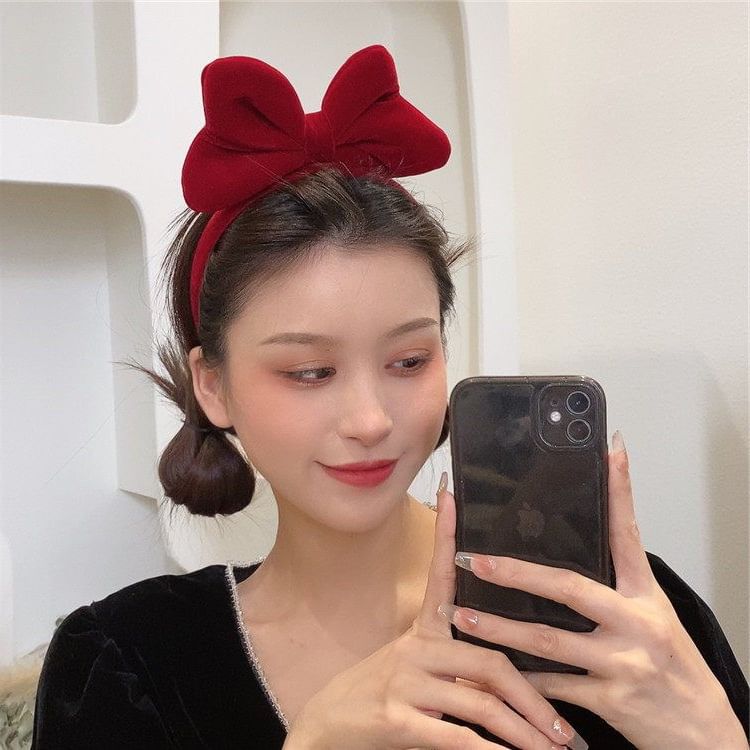 Bow Velvet Headband