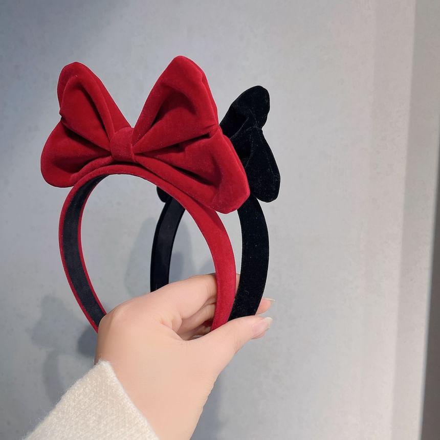 Bow Velvet Headband