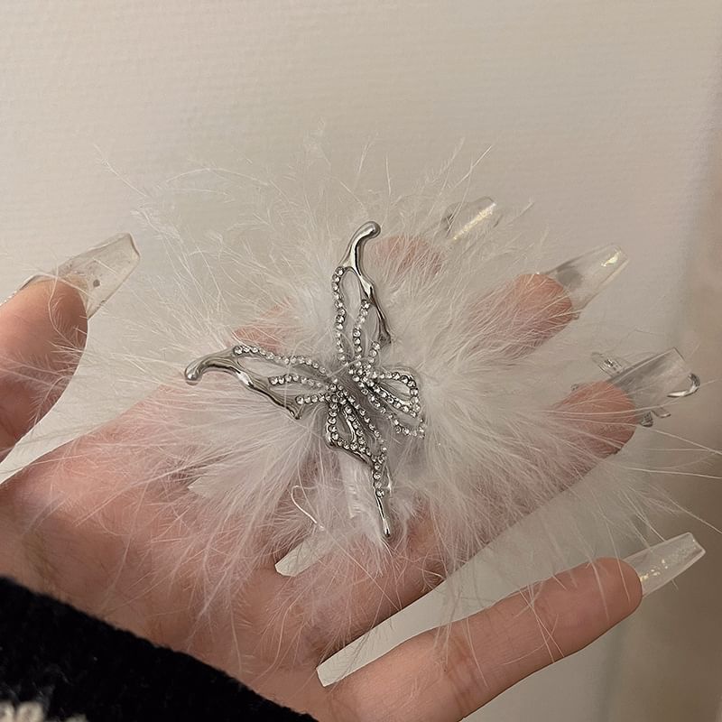 Feather Open Ring Alloy