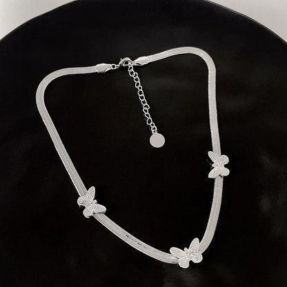Alloy Butterfly Choker