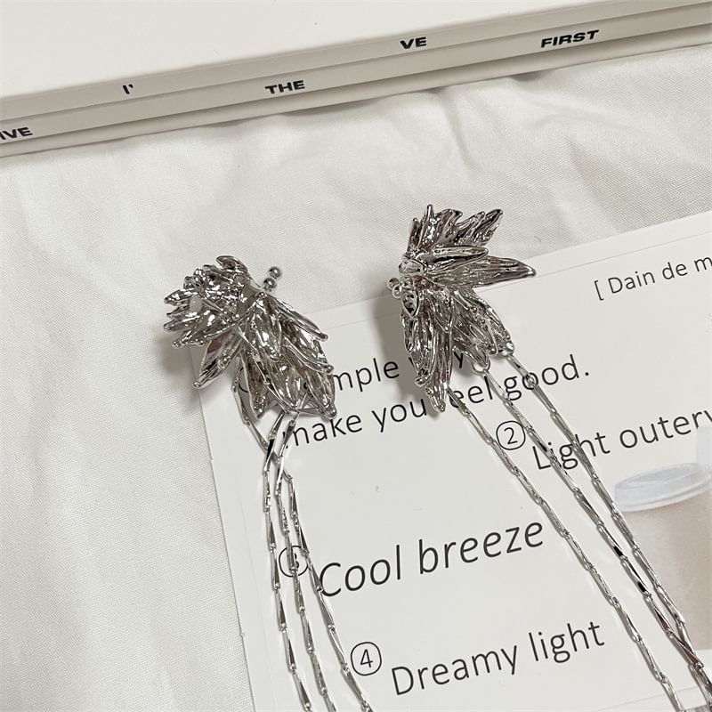 Butterfly Earring Alloy Threader Cuff