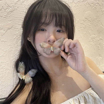 Hair Acrylic Butterfly Clip