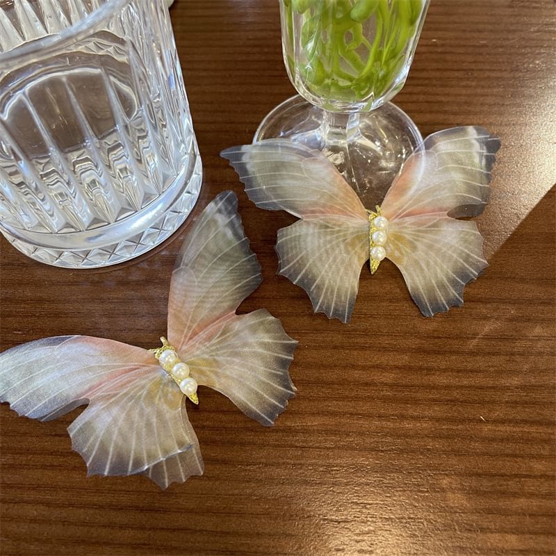 Hair Acrylic Butterfly Clip