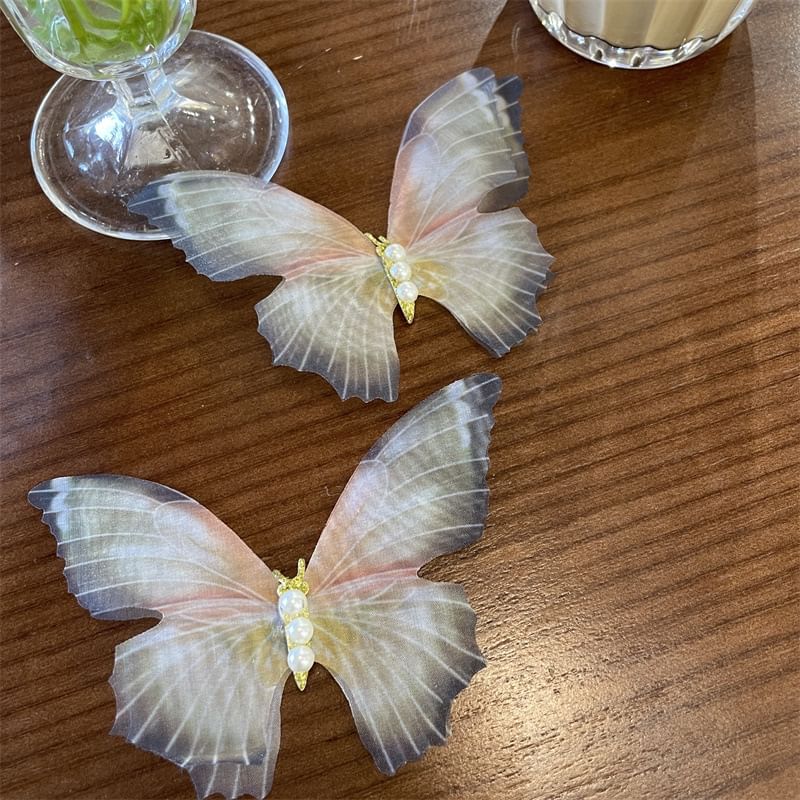 Hair Acrylic Butterfly Clip