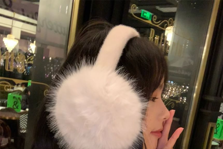 Plain Fluffy Earmuffs