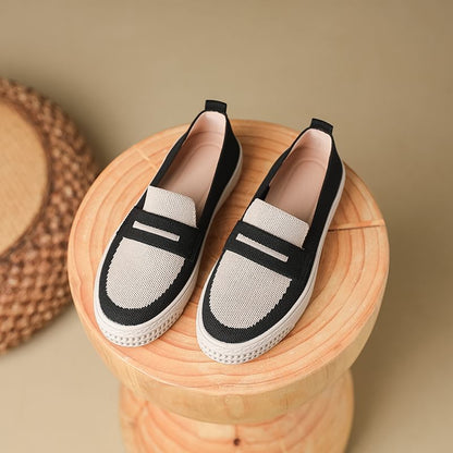 Contrast Trim Platform Slip-Ons