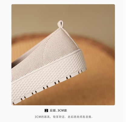 Contrast Trim Platform Slip-Ons