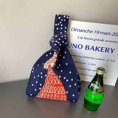 Christmas Knit Small Tote Bag ( Various Designs )