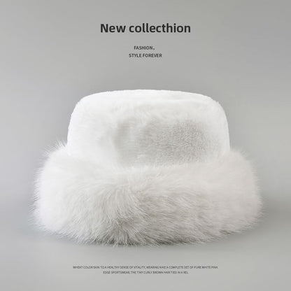 Plain Faux Fur Hat
