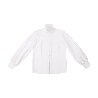 Long-Sleeve Plain Shirt