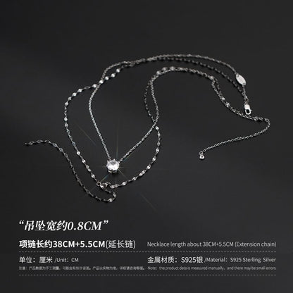 Rhinestone Lariat Necklace