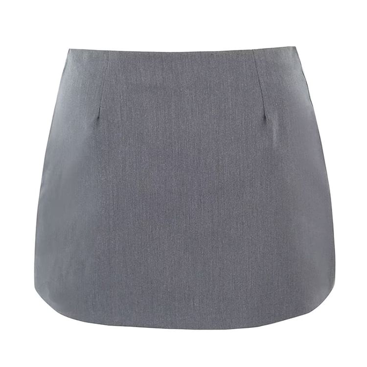 Cap-Sleeve Crop Top and Mini Pencil Skirt Set