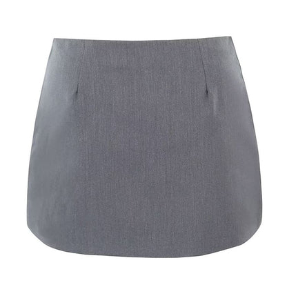Cap-Sleeve Crop Top and Mini Pencil Skirt Set