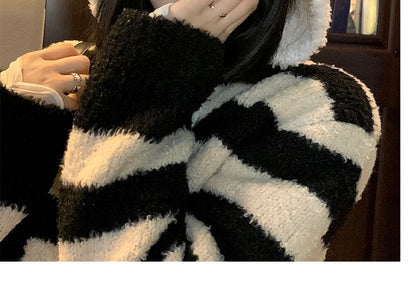 Bear Ear Chenille Bonnet Hat