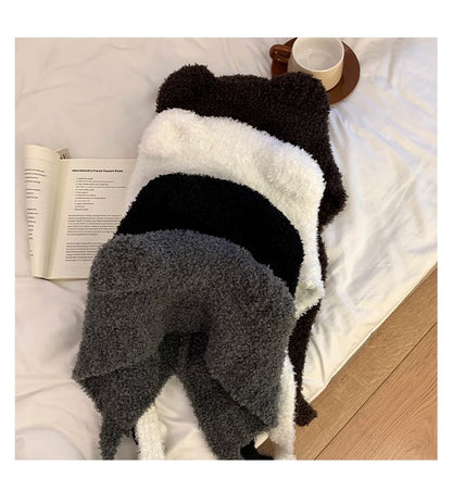 Bear Ear Chenille Bonnet Hat