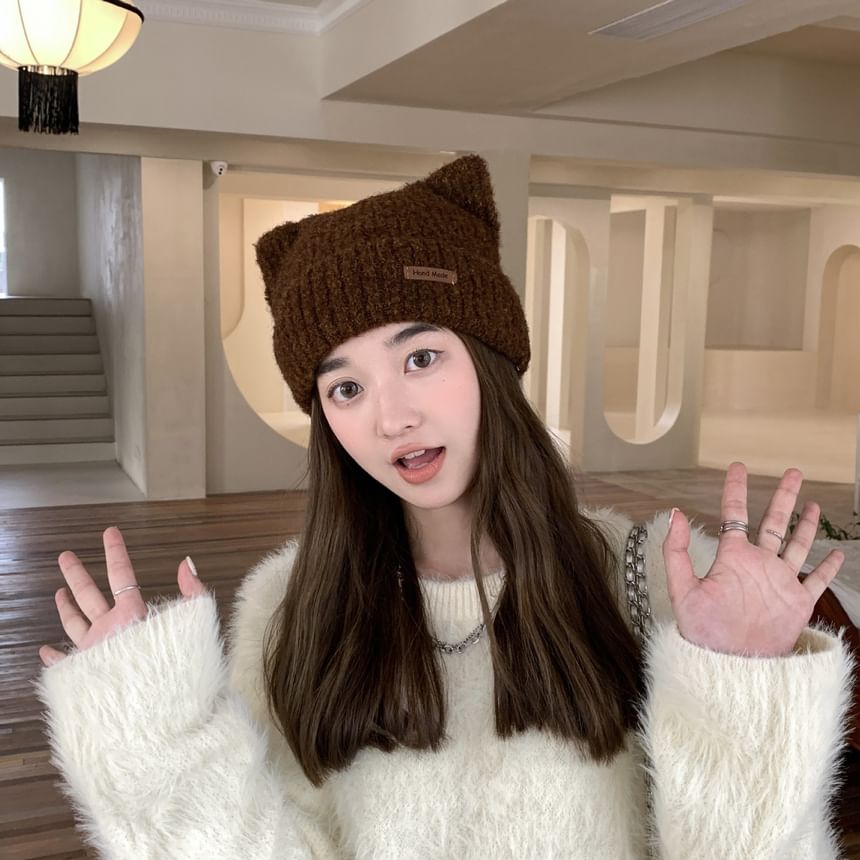 Cat Ear Knit Beanie