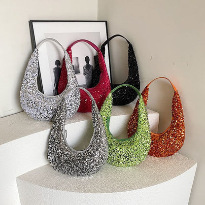 Sequined Shoulder Bag